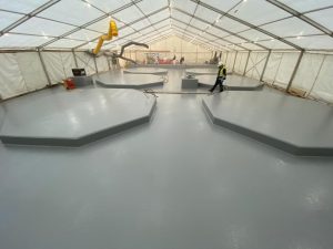 Chemical resistant coatings and protective linings in semiconductor facility