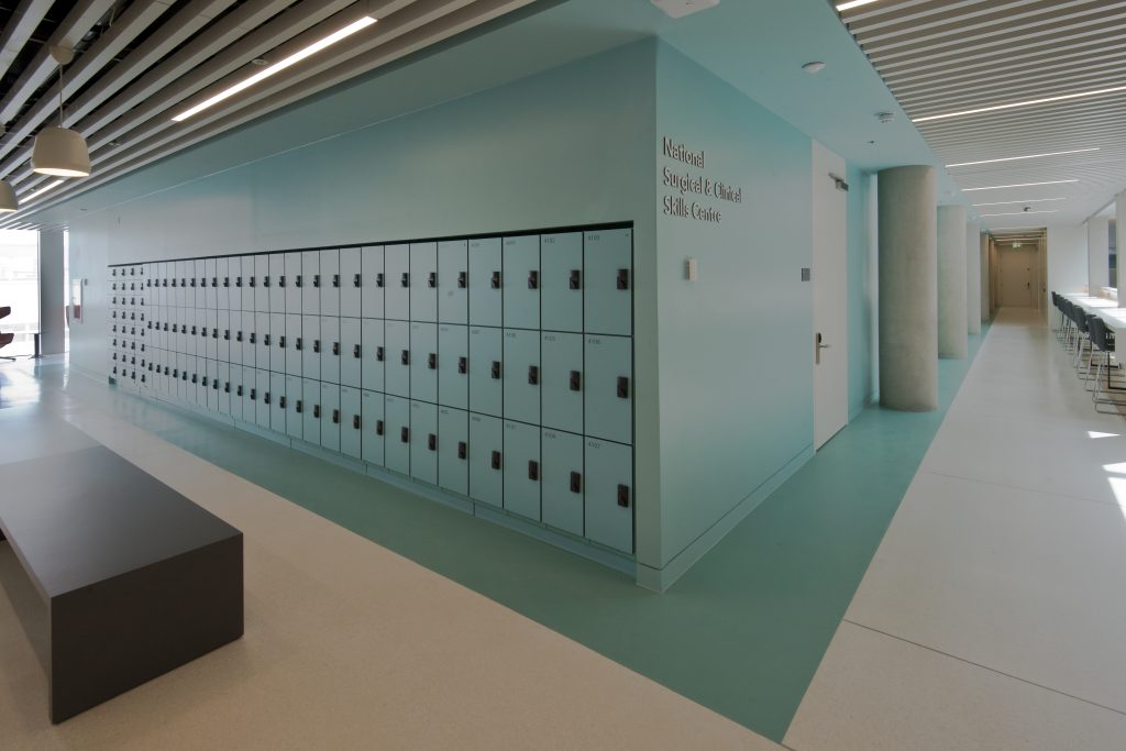 Polyurethane Comfort Floor installed in clean, high-traffic are