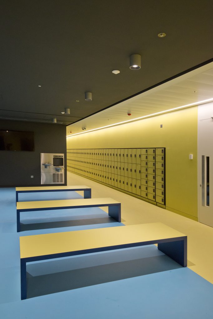 Polyurethane Comfort Floor system installed in hospital facility