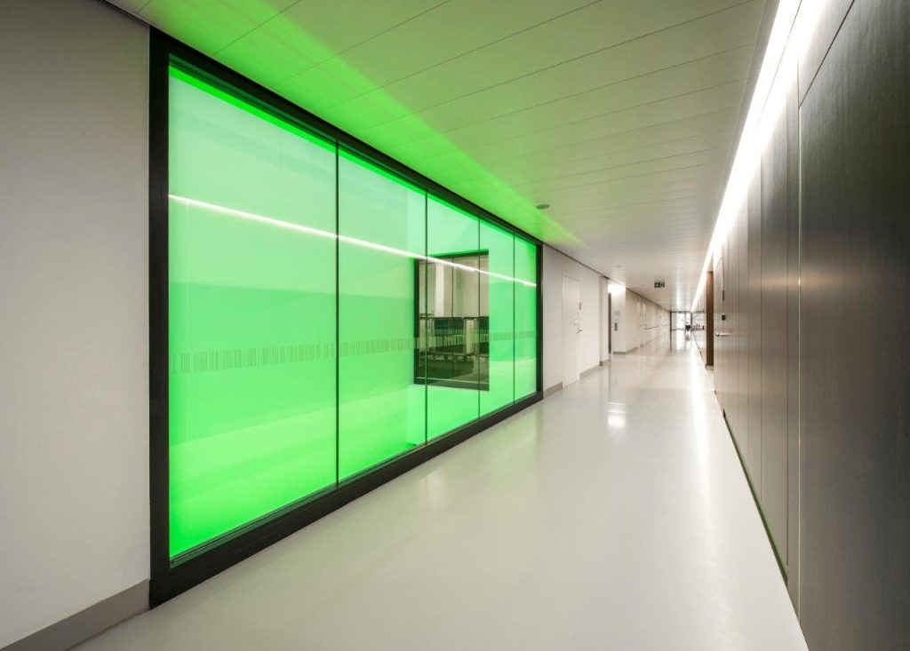 High-traffic area with polyurethane Comfort Floor flooring